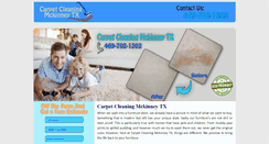 Desktop Screenshot of carpetcleaningmckinneytx.com